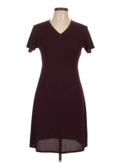 Pre-owned Rabbit Rabbit Rabbit Designs Casual Dress In Burgundy