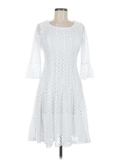 Pre-owned Rabbit Rabbit Rabbit Designs Casual Dress In White
