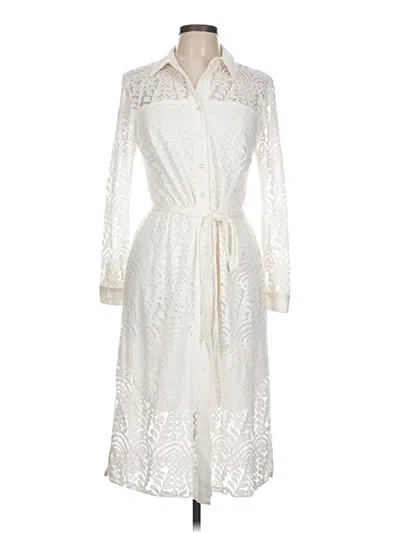 Pre-owned Rabbit Rabbit Rabbit Designs Casual Dress In White