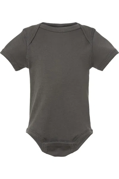 Rabbit Skins Kids' Infant Baby Rib Bodysuit In Gray
