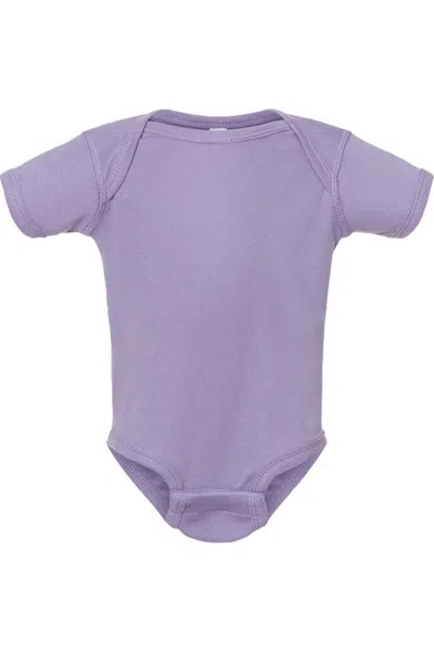 Rabbit Skins Kids' Infant Baby Rib Bodysuit In Purple