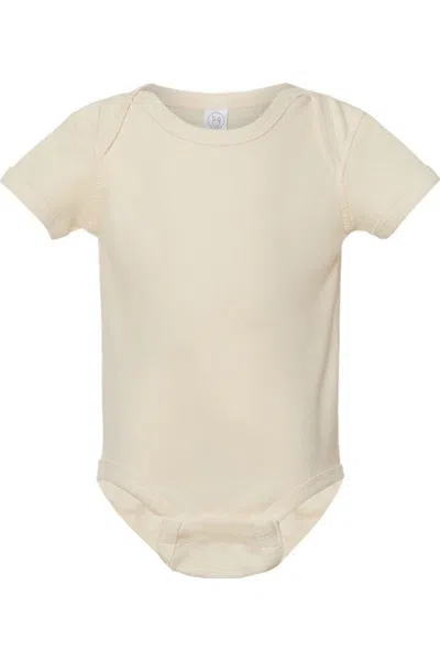 Rabbit Skins Kids' Infant Baby Rib Bodysuit In Neutral