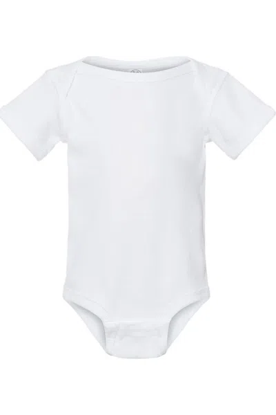 Rabbit Skins Kids' Infant Baby Rib Bodysuit In White