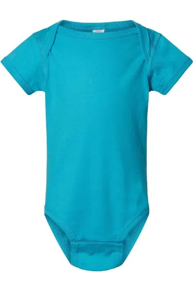 Rabbit Skins Kids' Infant Fine Jersey Bodysuit In Blue