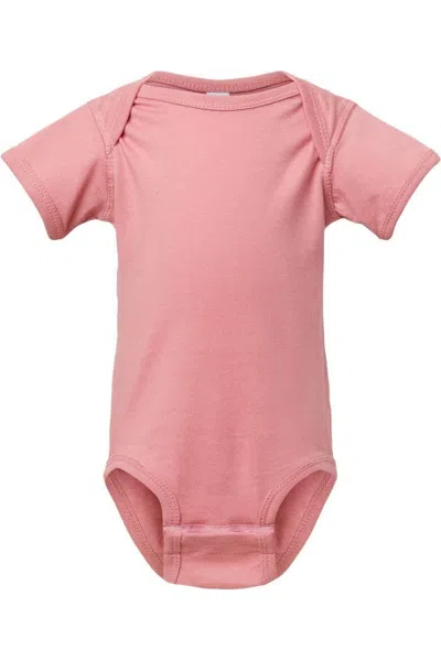 Rabbit Skins Kids' Infant Fine Jersey Bodysuit In Pink
