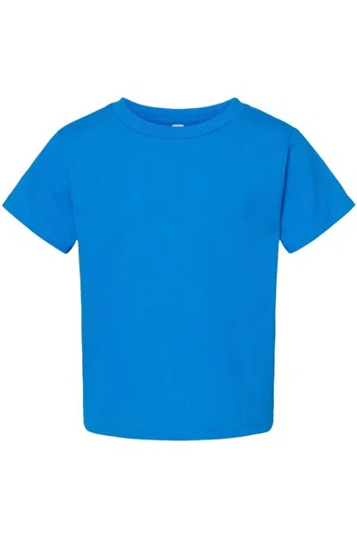 Rabbit Skins Kids' Juvy Short Sleeve T-shirt In Blue