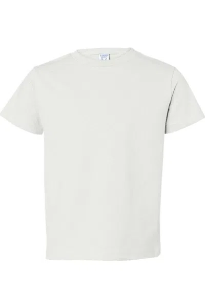Rabbit Skins Kids' Juvy Short Sleeve T-shirt In Gray