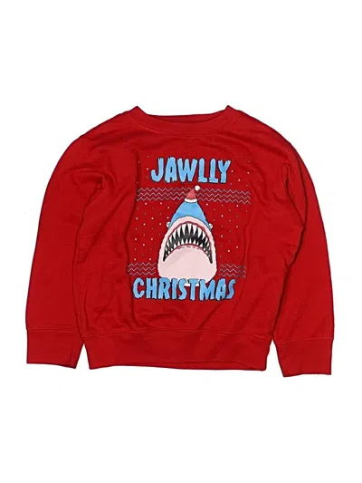 Pre-owned Rabbit Skins Kids' Pullover Sweater In Red