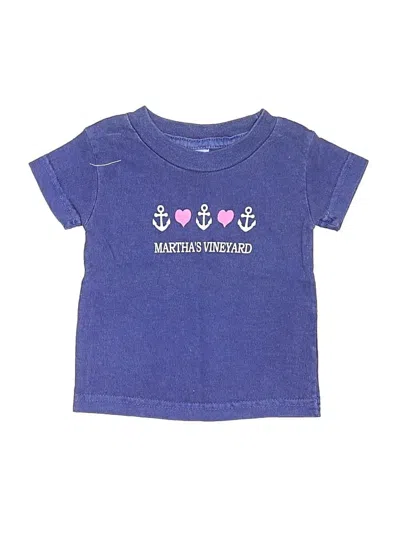 Pre-owned Rabbit Skins Babies' Short Sleeve T-shirt In Blue