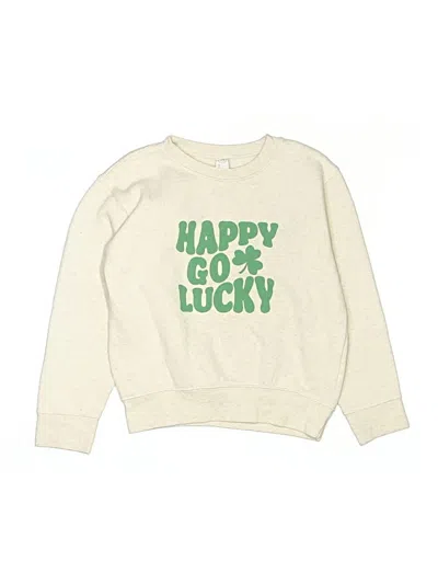 Pre-owned Rabbit Skins Kids' Sweatshirt In Ivory