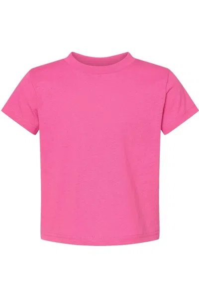 Rabbit Skins Kids' Toddler Cotton Jersey Tee In Pink