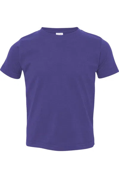 Rabbit Skins Kids' Toddler Fine Jersey Tee In Blue