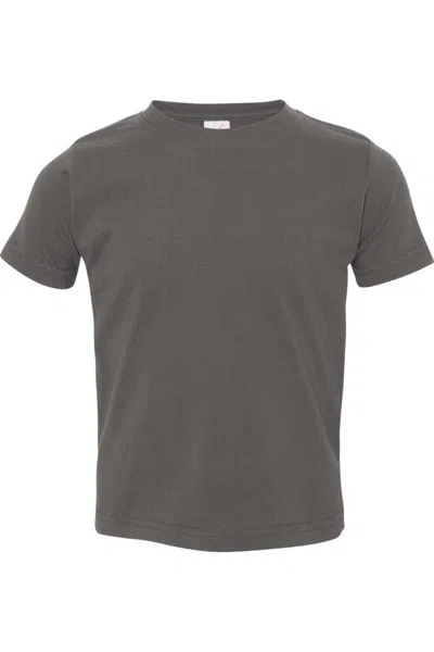 Rabbit Skins Kids' Toddler Fine Jersey Tee In Gray