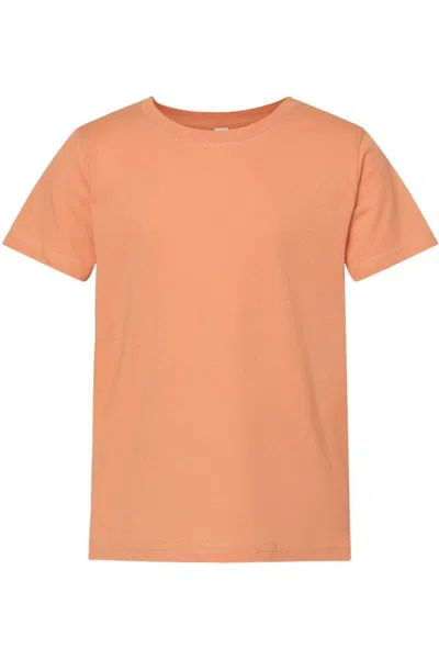 Rabbit Skins Kids' Toddler Fine Jersey Tee In Orange