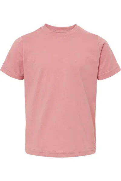 Rabbit Skins Kids' Toddler Fine Jersey Tee In Pink