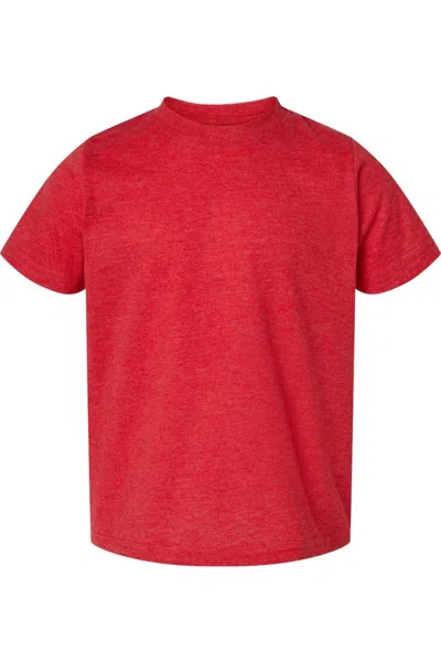 Rabbit Skins Kids' Toddler Fine Jersey Tee In Red