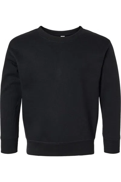 Rabbit Skins Kids' Toddler Fleece Crewneck Sweatshirt In Blue