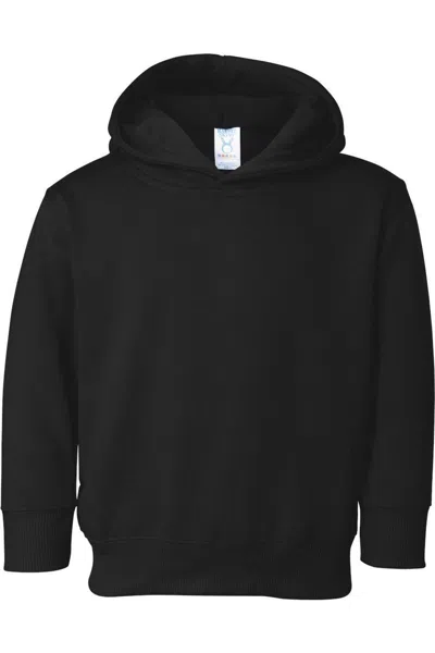 Rabbit Skins Kids' Toddler Pullover Fleece Hoodie In Black