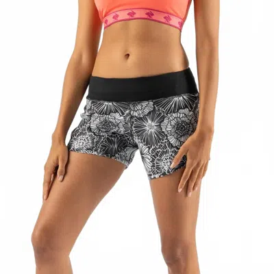 Rabbit Women's Hopper Running Shorts In Black Floral
