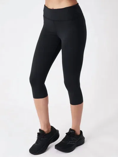 Rabbit Women's Speed Running Capris In Black