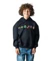 Rabble Clothing Toddler Unisex Customizable Hoodie Bundle With Monster Truck Munchies Dabblz In Jet Black