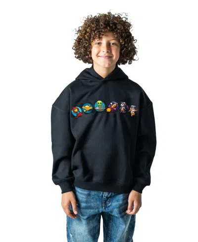 Rabble Clothing Kids' Toddler Unisex Customizable Hoodie Bundle With Monster Truck Munchies Dabblz In Jet Black