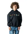 Rabble Clothing Toddler Unisex Customizable Hoodie Bundle With Monster Truck Munchies Dabblz In Jet Black