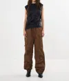 Rabens Saloner Alliyas Glazed Zipper Top In Black