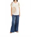Rabens Saloner Jolin Cartwheel Blouse In Seashell In Neutral