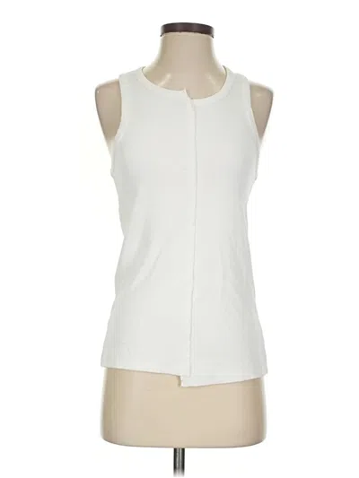 Pre-owned Rabens Saloner Sleeveless T-shirt In Ivory