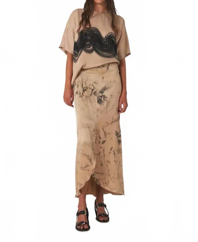 RABENS SALONER TULIP SKIRT IN BLACK