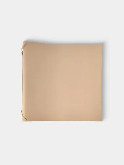 Rabitti 1969 Legacci Leather Large Photo Album In Neutral