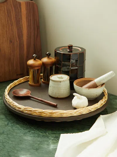 Rabitti 1969 Orsay Lazy Susan  Abask Luxury Gift In Brown