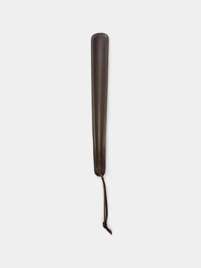 Rabitti 1969 Waco Leather Shoehorn  Abask Luxury Gift In Black