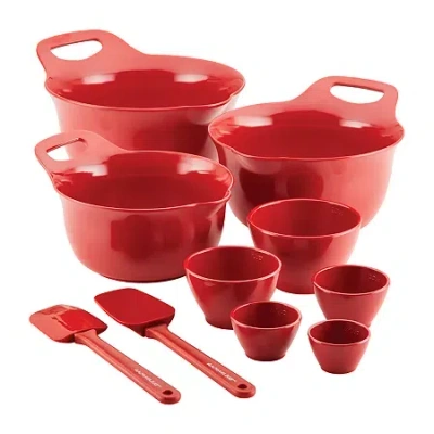 Rachael Ray 10-pc. Mixing And Measure Set In Red