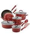 Rachael Ray 12pc Hard-enamel Nonstick Cookware Set