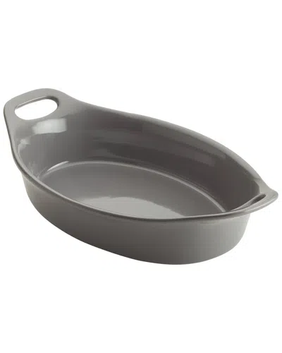 Rachael Ray 1.5qt Oval Baker In Grey