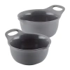 Rachael Ray 2-pc. Nesting And Mixing Bowl Set In Gray