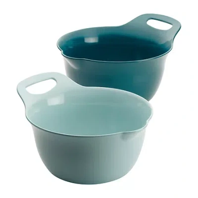 Rachael Ray 2-pc. Nesting Mixing Bowl Set In Blue
