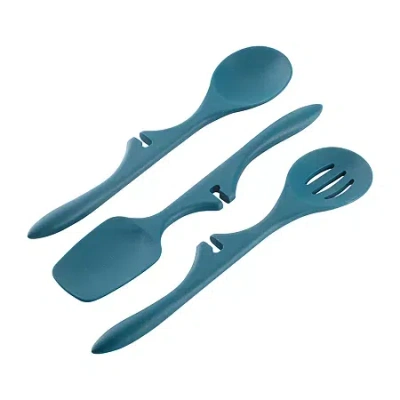 Rachael Ray 3-pc. Kitchen Utensil Set In Blue