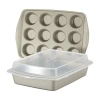 Rachael Ray 3-pc. Non-stick Bakeware Set In Silver