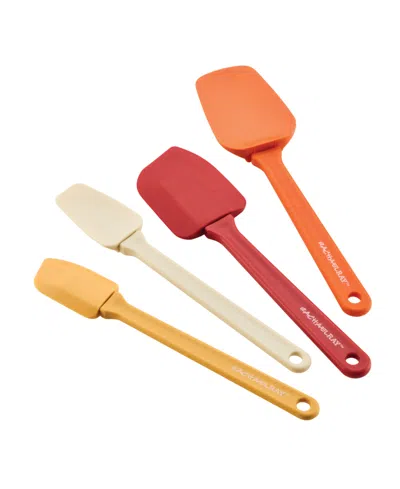 Rachael Ray 4-piece Kitchen Utensil Set In Mixed Red
