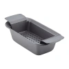 Rachael Ray 9"x5" Non-stick Loaf Pan In Gray