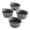 Rachael Ray Ceramic 4-pc. Ramekin Set In Gray