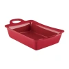 Rachael Ray Ceramic 9x13 Baking Dish In Red