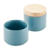 Rachael Ray Ceramics 2-pc. Stacking Salt Box In Blue