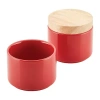 Rachael Ray Ceramics 2-pc. Stacking Salt Box In Red