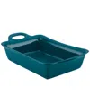 Rachael Ray Ceramic 9x13 Baking Dish In Teal