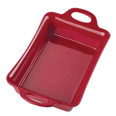 Rachael Ray Ceramics Rectangular Baker, 9 Inch X 13 Inch In Red