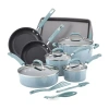 Rachael Ray Classic Brights 14-pc. Cookware Set In Blue